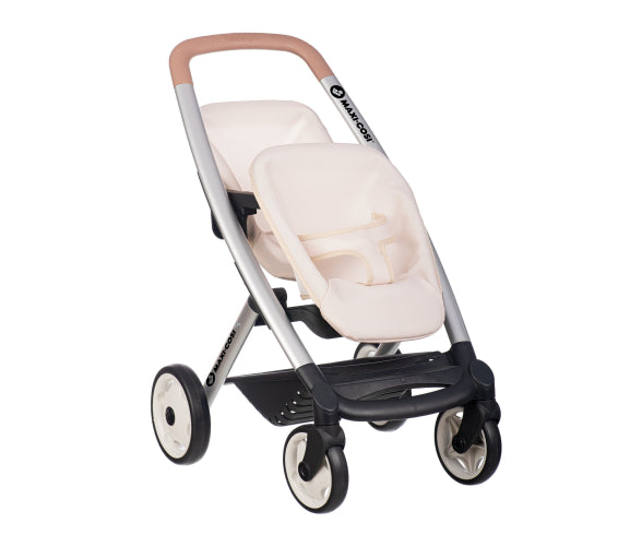 Smoby Maxi-Cosi Twin Pushchair Beige
