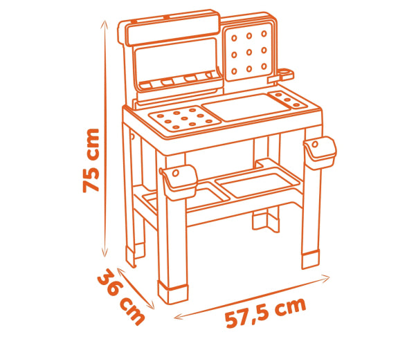 Smoby Black+Decker Bricolo Pro Workbench