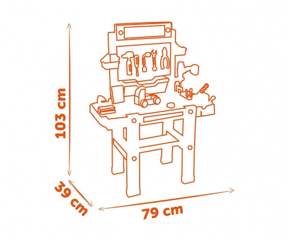 Smoby Black+Decker Bricolo Ultimate Workbench