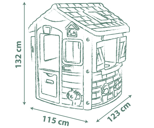 Smoby Life Jura Lodge Playhouse