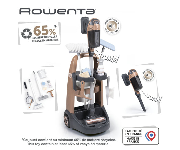 Smoby Rowenta Trolley + Vacuum Cleaner