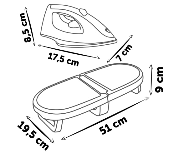 Smoby Tefal Foldable Ironing board