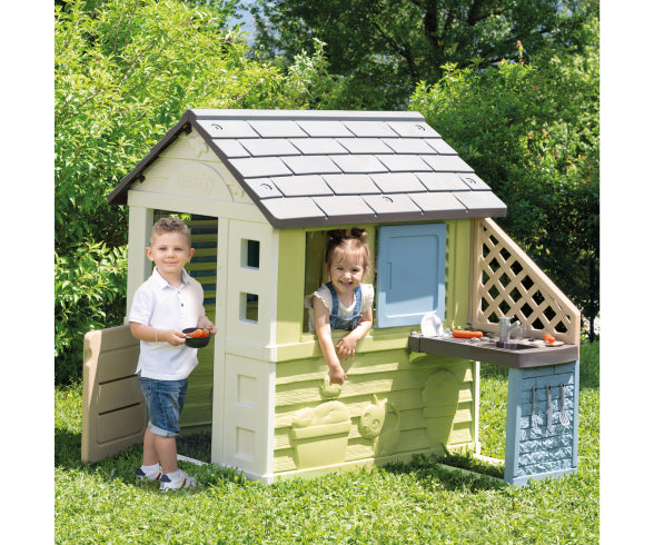 Smoby Life Pretty Playhouse + Kitchen