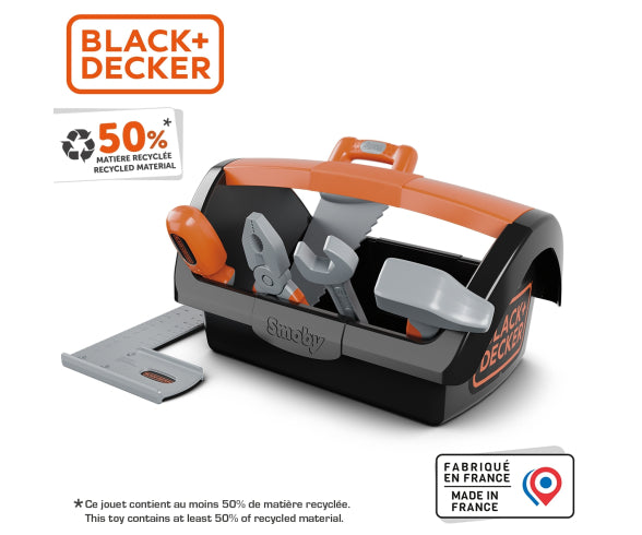 Smoby Black+Decker Tool Box + 6 Tools