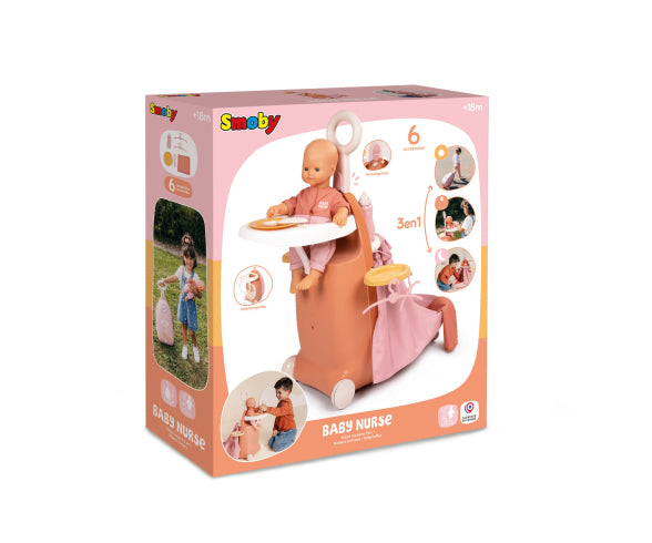 Smoby Baby Nurse Nursery Suitcase