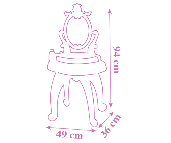 Smoby Disney Princess 2 in 1 dressing table
