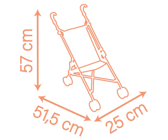 Smoby Baby Nurse Folddable Pushchair