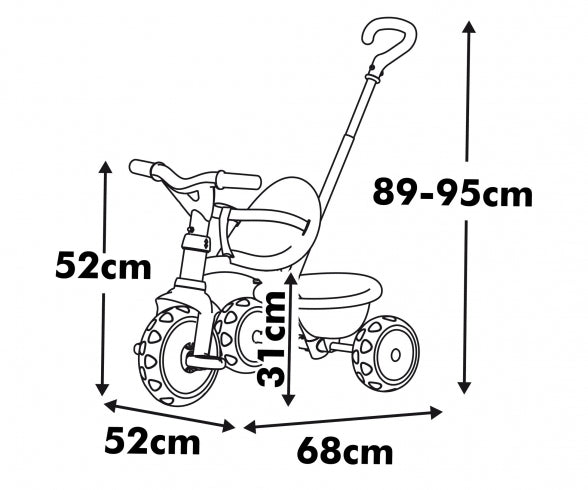 Smoby Tricycle Be Move Pink