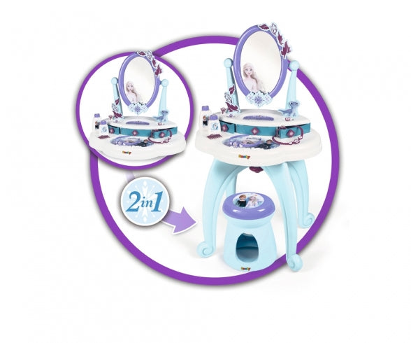 Smoby Frozen - 2 in 1 dressing table